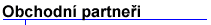 Obchodní partneři